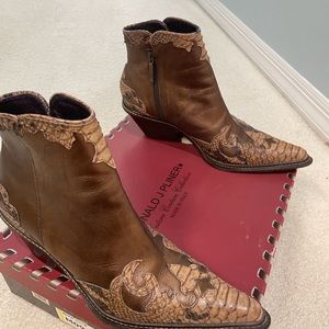 Donald J Pliner Western Couture Collection cowboy boots